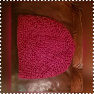 Stylish Red Knit Beanie